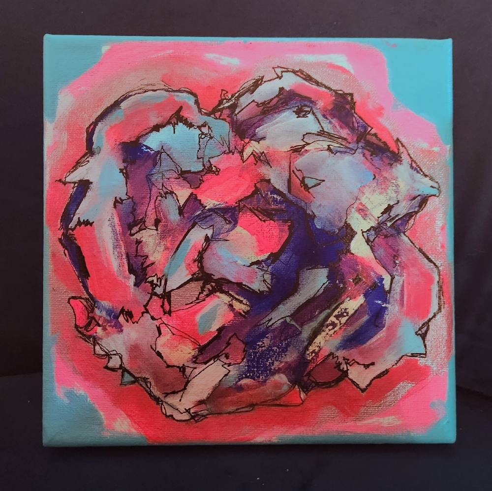 Original painting- 8x8" on canvas